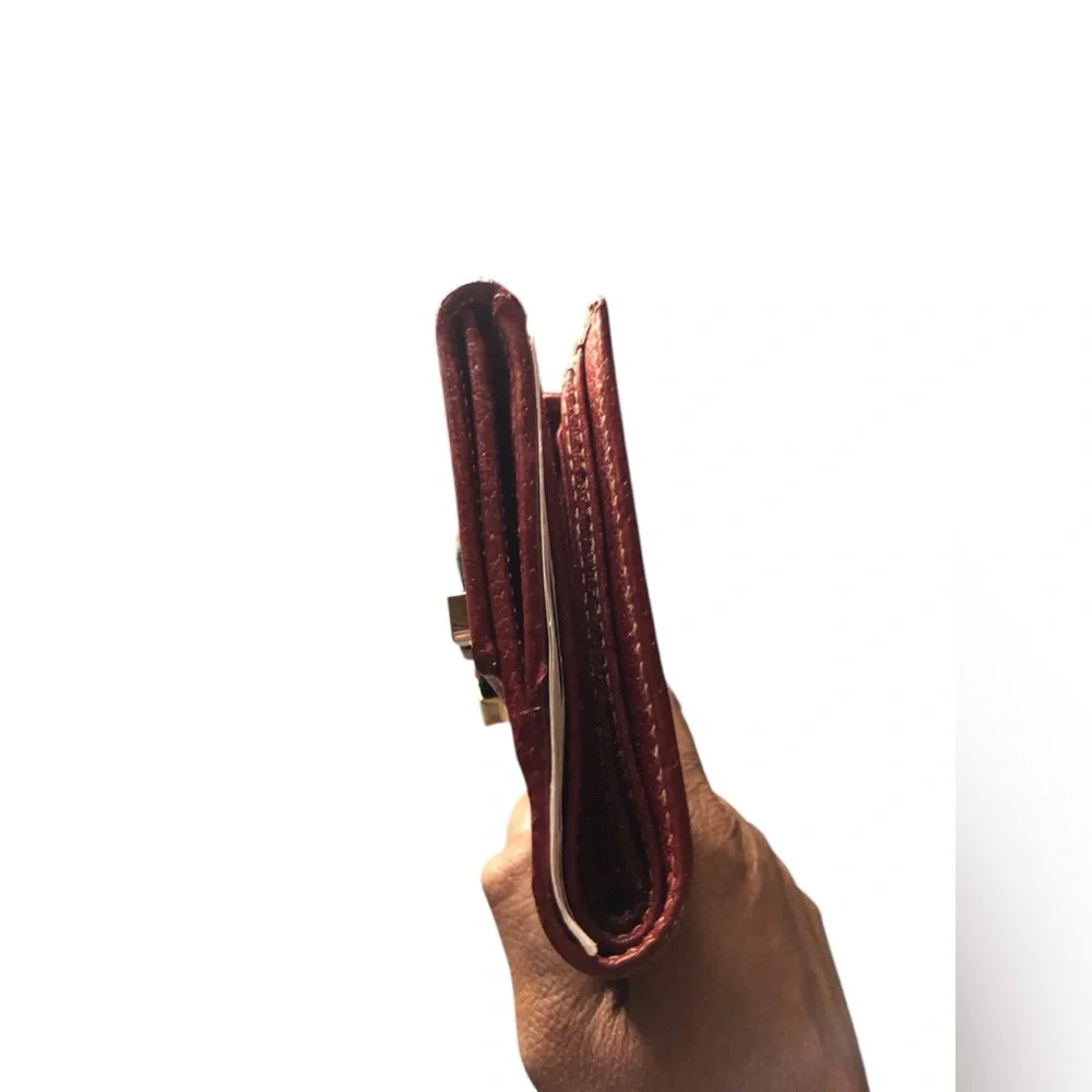 Gucci Monogram Princy Compact French Flap Wallet W/COA - Picture 3 of 9